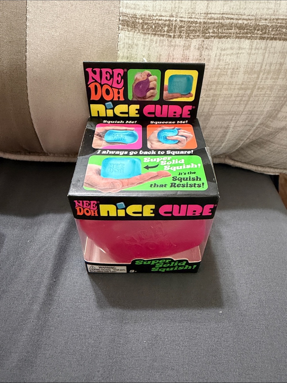 Nice Cube Kids Bath Squishy Toy - Pink